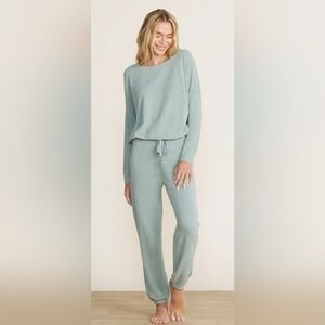 Barefoot Dreams Cozi Chic Ultra Lite Track Pants Size 3X Beach Glass